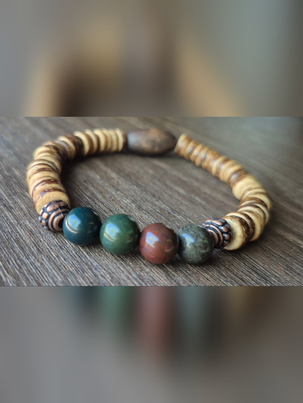 Mens Vintage Bloodstone Braclet!